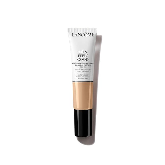 Lancôme Skin Feels Good Hydrating Tinted Moisturizer with SPF 23 - Oil-Free & Lightweight Foundation - Sheer Coverage with Healthy Glow Finish - 01N Nude Vanilla