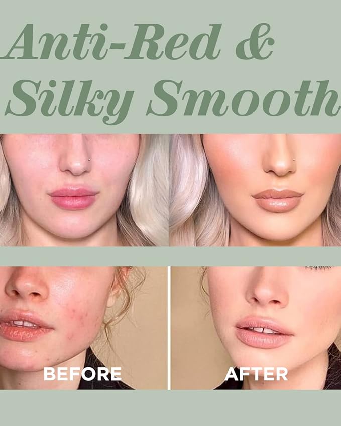 TOUCH IN SOL No Poreblem Hybrid Primer + Redness Correcting Base Set - Extra Pore Covering Matt Finish Sebum and Shine Control - Tone Neutralizing before Foundation, 1.01 + 1.01 fl.oz.