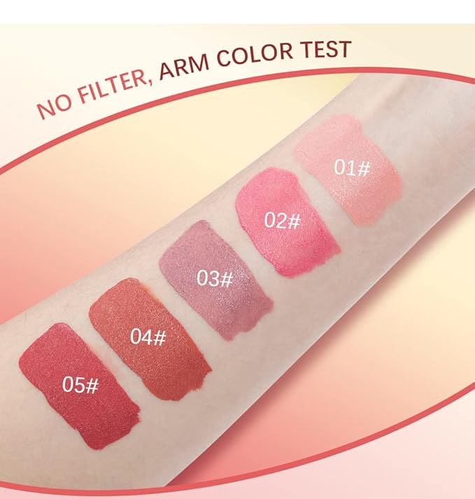 Liquid Blush Long Lasting Waterproof Natural Moisturizing Blush Matte Shades Cheek Rouges