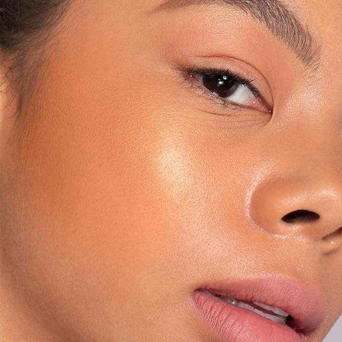 Heaven's Glow Radiant Veil Blush, Baked Powder Blush, 8g (Persimmon)