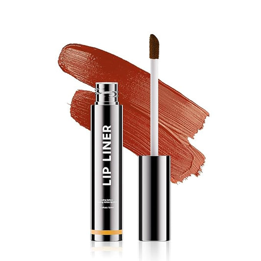 Lip Stain - Lip Liner Stain, Long-Lasting Moisturizing Lip Liner Peel Off, Waterproof Lip Tint with Matte Finish Stay On All Day, Transfer-Proof, Instant Peel Off Lip Stain (Nude)