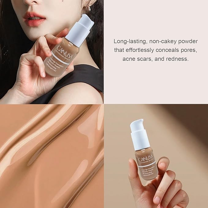 CANUSA Flawless Liquid Foundation (D1 Ochre Brown)
