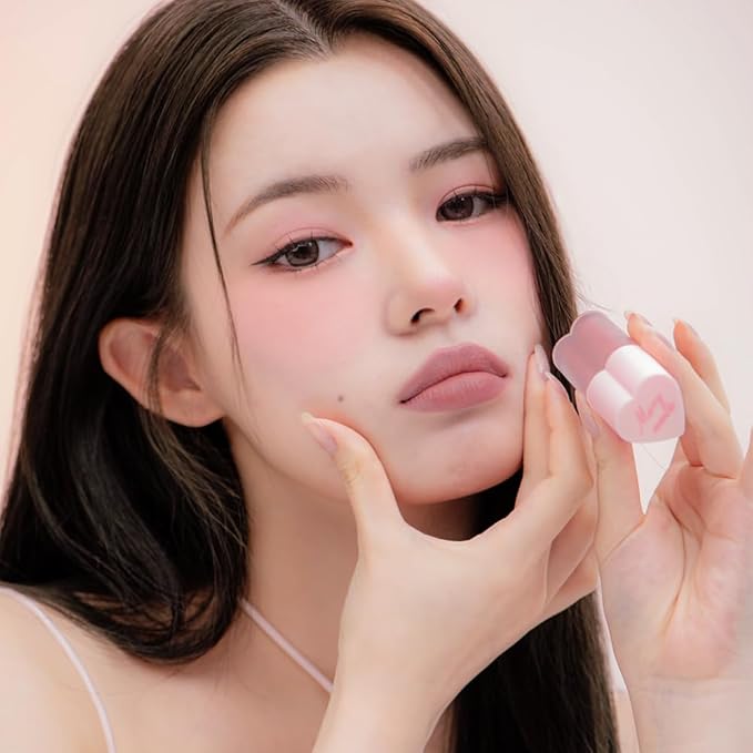 Cherry Heart Mega Tint – High-Pigment, Smudge-Proof Korean Lip Tint for All-Day Wear (01 Mute Cherry, 1 Count)