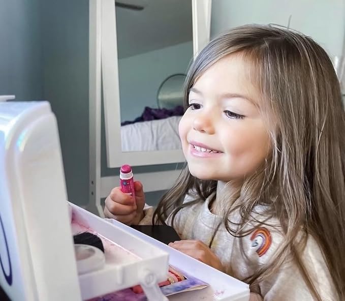 Luna Star Naturals Klee Kids Deluxe Play Makeup Kit. Gentle and Non-Toxic. Made in USA. (Pink Ballet Fairy)
