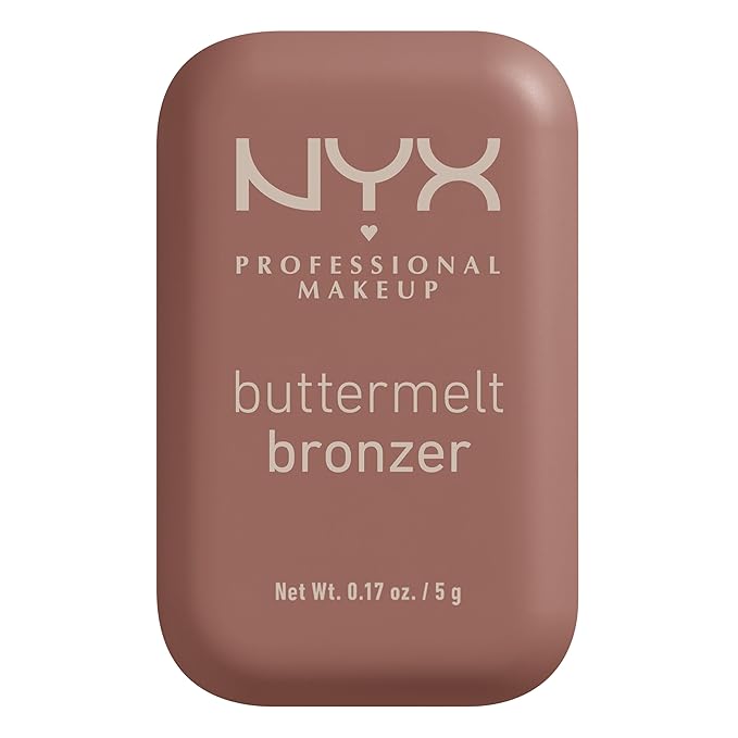 NYX PROFESSIONAL MAKEUP Matte Buttermelt Bronzer, Longwear Face Makeup with Up to 12 Hours of Wear, Vegan Formula - Butta Biscuit (Medium Rosy Warm)