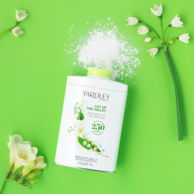 Yardley London Lily of the Valley Perfumed Talc 200g