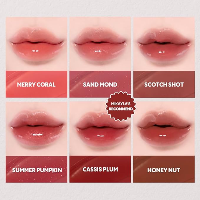 TIRTIR [*Mini Size Waterism Tinted Lip Gloss #27 Muty Rose, 0.06 Fl Oz – Kiss Ready Lipgloss, 12H Long Lasting Non Sticky Natural Tinted Glow Korean Multiuse Cheek and Lip Tint for Women gift