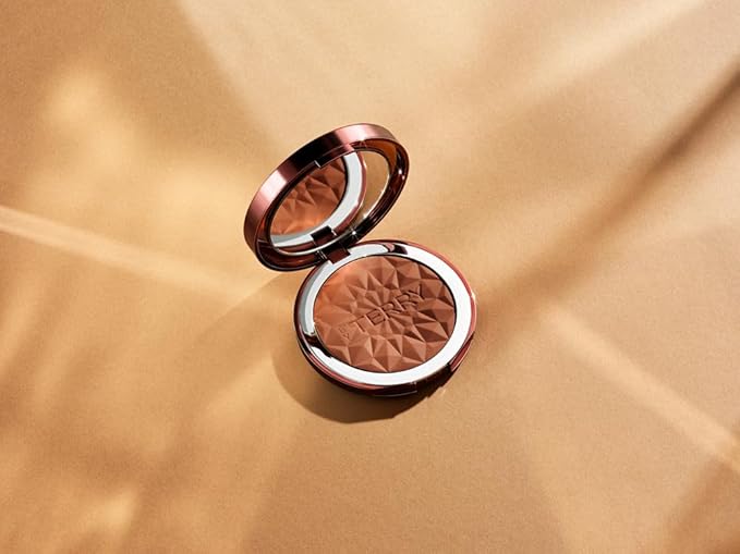 By Terry Tea To Tan Sun Bronzer, Hydrating & Smoothing Skincare-Infused Bronzing Powder, Vegan Formula, 4 Deep Bronze