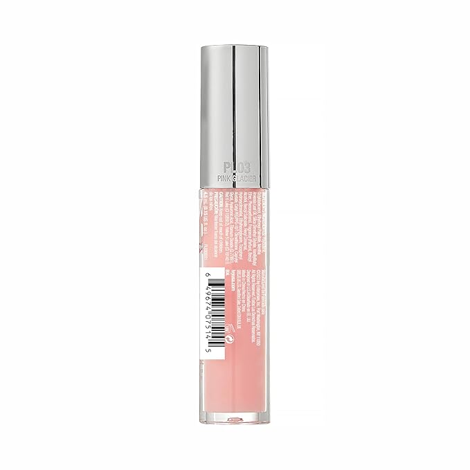 Ruby Kisses Plumping Lip Gloss – Hydrating, Voluminous, High-Shine, Cruelty-Free Lip Plumper, Smoothing, Instinct Lip Maximizer, 4 Colors, 0.15 FL oz. (Pink Glacier)