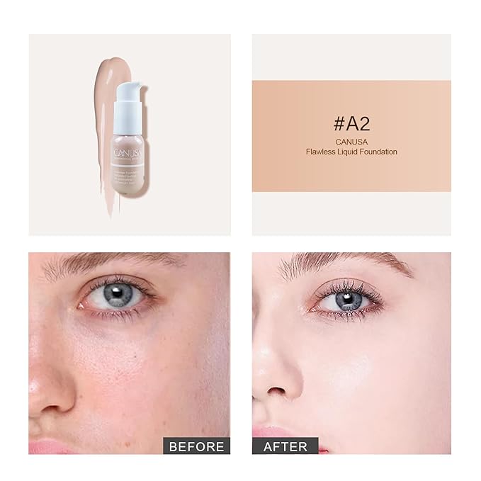 CANUSA Flawless Liquid Foundation (A2 Apricot)