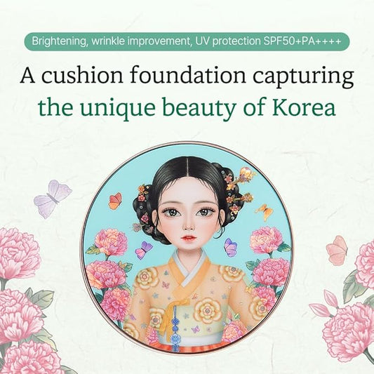 BEAUTYPEOPLE Full Cover Cushion Natural Long Lasting Make Up Liquid Foundation_#21 Cover Sand_Ver2