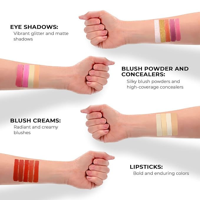 Flower All In One Makeup Kit for Teens and Women & Toysical 2-Tier Makeup for Teens