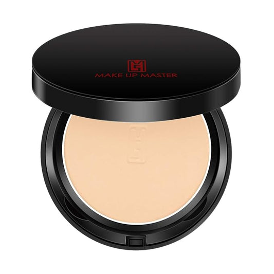 Make Up Master Silky Dry/Wet Pressed Powder, Longwear Oil-Control, Fine & Smooth Powder, 0.3 Ounce (A03 medium)