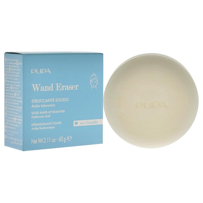PUPA Milano Wand Eraser Solid Makeup Remover - Guarantees Skin's Natural Hydration Balance - Highly Sustainable Formula - Suitable For Face And Eyes - Eco Friendly - Dermatologically Tested - 2.1 Oz