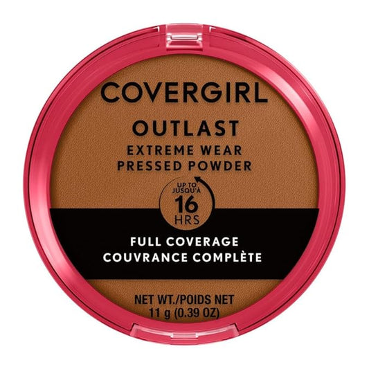 COVERGIRL Outlast Extreme Wear Pressed Powder, 875 Soft Sable, 0.38 oz