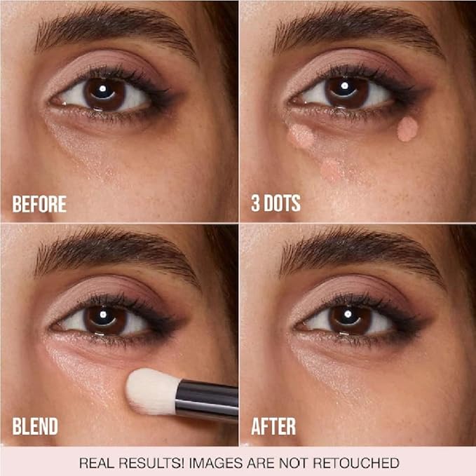 H.U.D.A BEAUTY #FAUXFILTER Under Eye Color Corrector 0.3 oz / 9 mL (Peach, 0.3 oz / 9 ml) + Bonus Acne Patch (36 Pieces)
