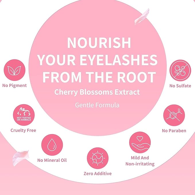 Eyelash Extension Cleanser, BREYLEE Upgraded Eyelash Extension Shampoo 60ML+Mascara Wand+Brush Eyelash Foam Cleanser For Extensions and Natural Lashes