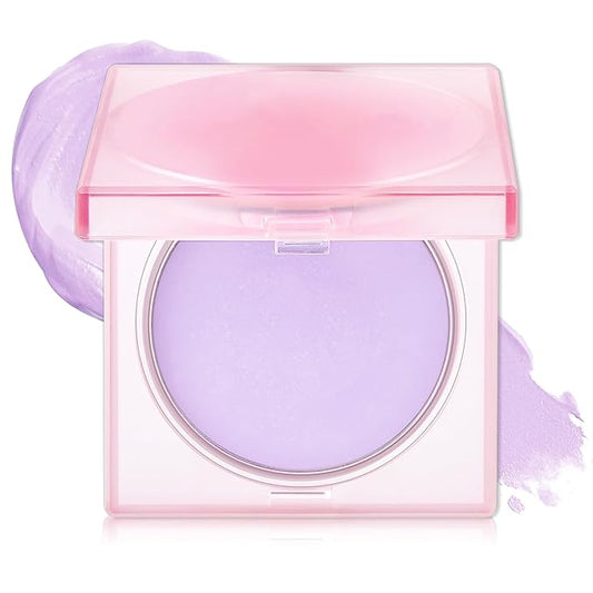 Oil Control Pressed Setting Powder,Jelly Pressed Powder for Face Makeup,Soft Focus Blurring Setting Powder Finishing Powder Makeup,Matte Polvo Traslucido Maquillaje Para Mujer