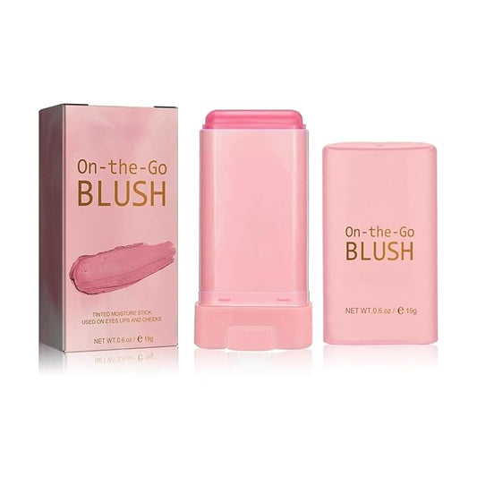 Rare Beauty Liquid Blush Stick Cream Blusher, On-The-Go Blush Brushes for Makeup Cheeks, Suitable for All Skin Types (pink)