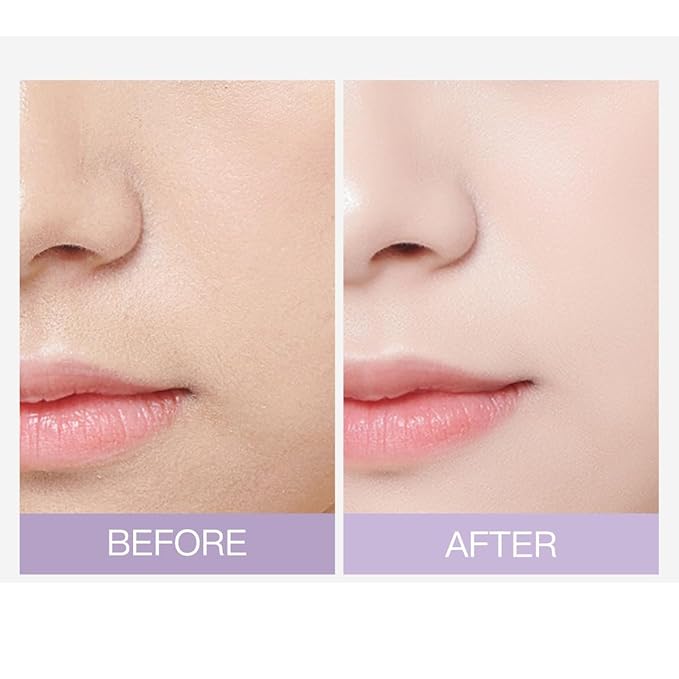 1PC Color Correcting Makeup Base, Color Change Makeup Foundation Primer, Multi Protective Isolating Cream Purple Green Makeup Base, Makeup CC Cream (Purple Classic, 32g)