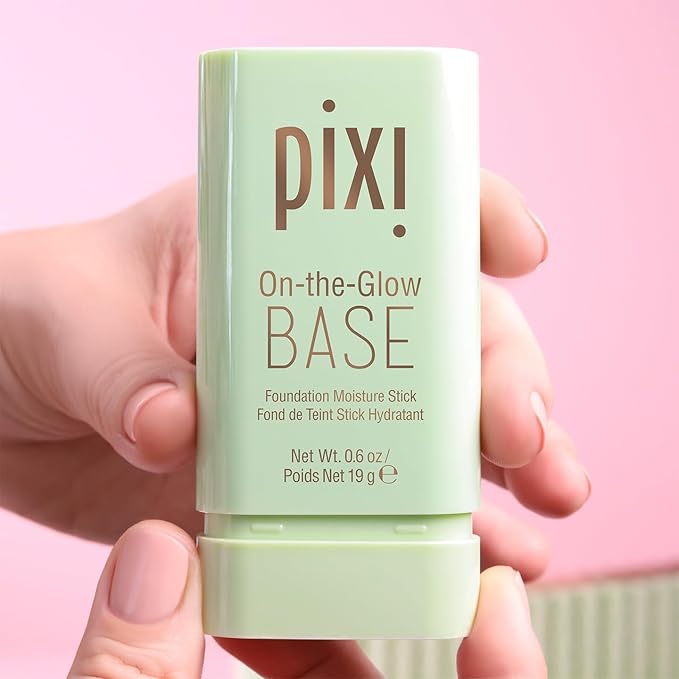 Pixi Beauty On-the-Glow Base| Tinted Moisturizer Foundation Stick | Honey: Medium, tan shade| 0.6 oz / 19g