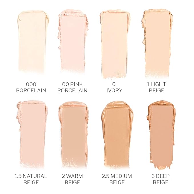Luscious Cosmetics Camera Stick Foundation, Full Coverage Cream, Easy Blend, Hydrating Formula, Vegan, Cruelty-Free, 0.49 Ounces, Pink Porcelain