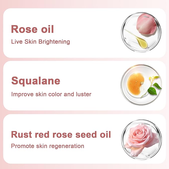 20PCS Mini Clensing Oil for Face, Jojoba & Rose Oil Makeup Remover Travel Size, Lightweight Softening Soothing Gentle for All Skin Types, Individually Packaged Units, 2ml x 20 Capsules