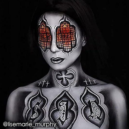 Mehron Makeup CreamBlend Stick | Face Paint, Body Paint, & Foundation Cream Makeup | Perfect for Halloween .75 oz (21 g) (Light Grey)