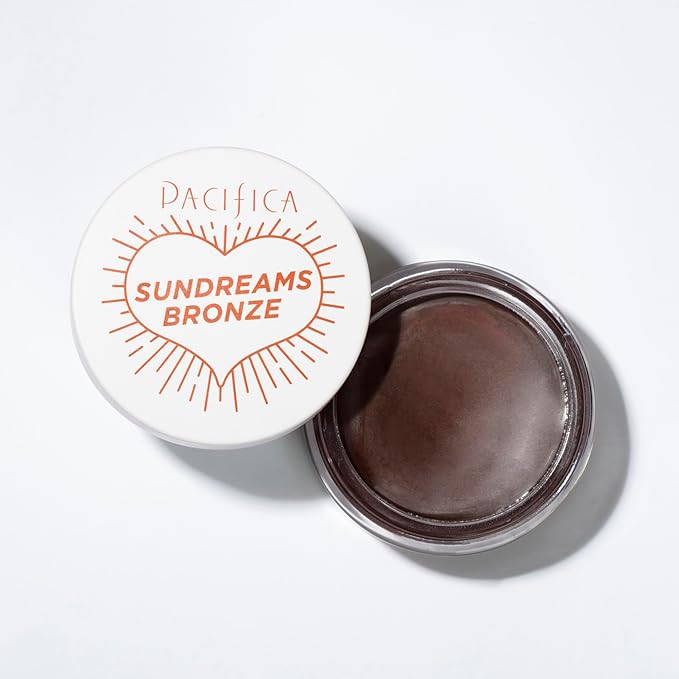Pacifica Face Bronzer – Sun Dreams Matte Bronzing Cream Highlighter, Hydrating & Buildable Contour with Floral Extracts, Talc-Free, Vegan & Cruelty-Free, 1 oz (Shade Ember)