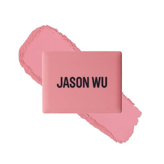Jason Wu Beauty Wu Blush – Silky Powder Blush with Matte Finish – Long-Lasting Hydrating Formula – Vitamin E & Hyaluronic Acid Infusion – Clean Makeup (Sweet Pea, 0.21 oz)