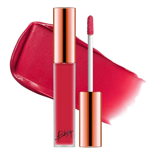 BBIA Last Velvet Lip Tint - Soft & Creamy Matte Finish Lip Stain, Blur Effect with Velvety Texture, Long-Lasting, High Pigment, Lightweight, Non-Drying, Korean Lip Makeup (19 MORE DAZZLING)