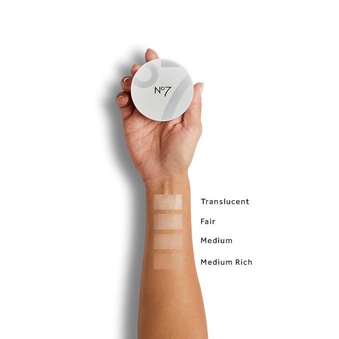 No7 Flawless Finish Loose Powder - Medium Rich - Loose Finishing Powder - Makeup Setting Powder with Matte Finish for All Skin Tones - All Skin Types Including Oily Skin (0.71 oz)