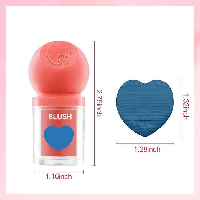 Erinde Liquid Blush for Cheeks, Soft Cream Blush Makeup, Natural-Looking Matte Finish, Lightweight, Long-Wearing, Vegan & Cruelty-Free, 03