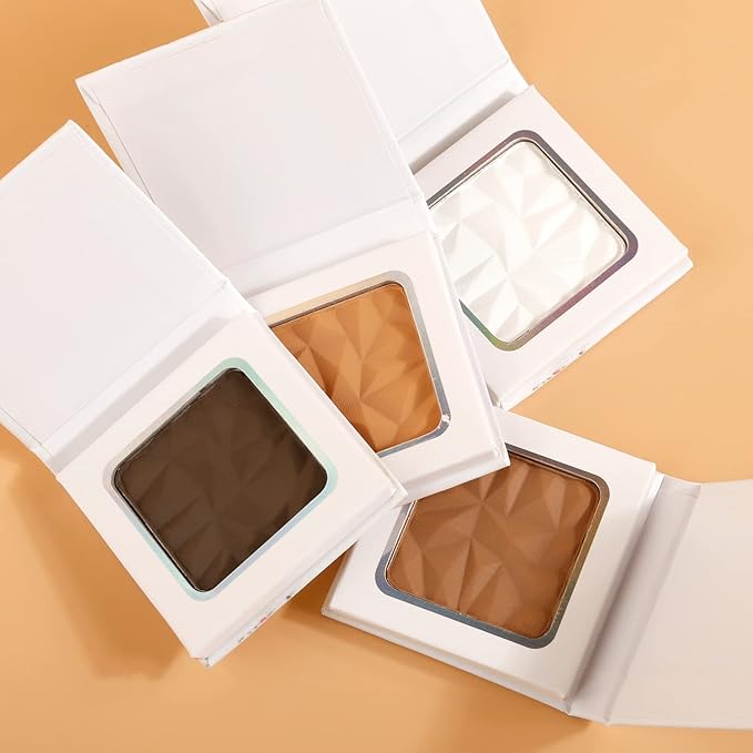 Matte Light Bronzer Palette,Perfect Finish Hd Powder,Professional Bronzering contouring Makeup Pallet,Highly Pigments and Long Lasting For Fair Face Tone,Cruelty-Free