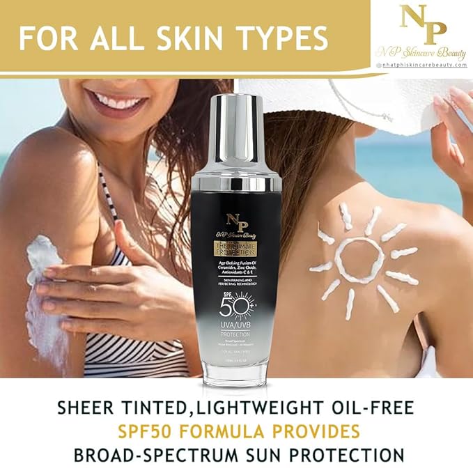 Tinted Moisturizer with SPF50+ for Youthful Radiance and Advanced UV Protection, 16 oz.