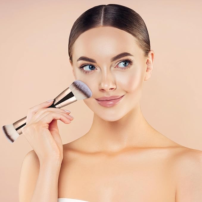 PHOERA CC Cream Foundation With SPF,PHOERA Full Coverage Foundation Color Correcting Cream,3 Pcs Cream Contour Stick Makeup Kit, Shades with Highlighter Stick, Blush Stick and Bronzer Contour Stick