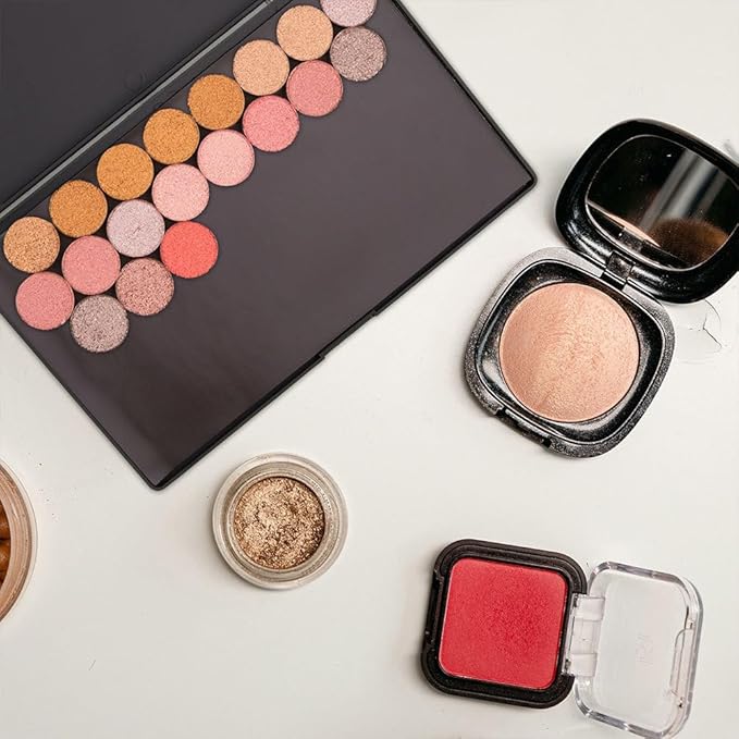 Hemoton DIY Eyeshadow Palette,Small Empty Magnetic Makeup Palette,Makeup DIY Pallet,Portable ABS Storage Case for Eyeshadow,Blush,Powder,and More