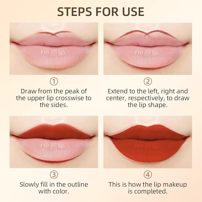 12 Colors Matte Lip Liner Set,Long Lasting Fade Resistant Lip Pencil,Waterproof Red Nude Velvet Lipstick Pen High Pigmented Lip Liner for Women