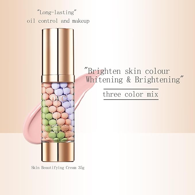 LAMUSELAND Face Primer Before Makeup, 2Pcs Color Correcting & Brightening Skin Tones Primer, 3 in 1 One Step Moisturizing Oil Control Tinted Isolation Cream (2)