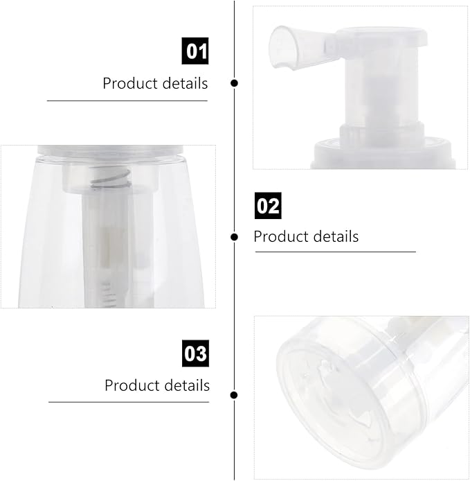 Dry Powder Sprayer Barber Powder Spray Bottle Empty Travel Cosmetic Blower for Hair Salon Home Beauty