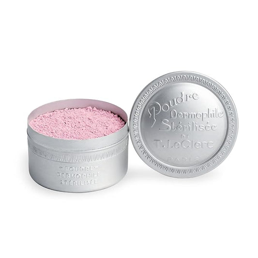 T. LeClerc Loose Facial Powder - Face Makeup Setting Powder Longwear, Blendable Mineral Minimizes Pores & Perfects Skin Tones Blurs Fine Lines Foundation, Concealer, Smoothes, Mattifies (Orchidee)