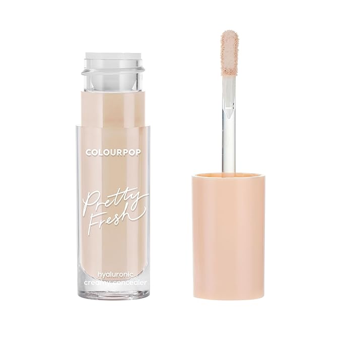ColourPop Pretty Fresh Creamy Concealer - Full Coverage Concealer with a Natural Finish - Formulated with Hyaluronic Acid & Coconut Water for Instant Hydration - Light - 45W (0.3 oz)