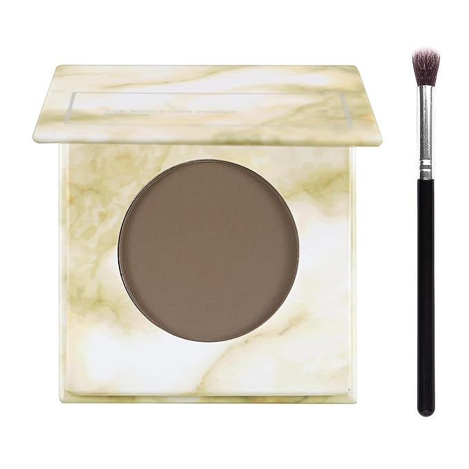 Brown Face Contour Palette,Stereo for Face Retouching, Eye Shadow Matte Highlighting Shadow Finish Palette, Natural,Low Saturation Makeup Contour Face Palette