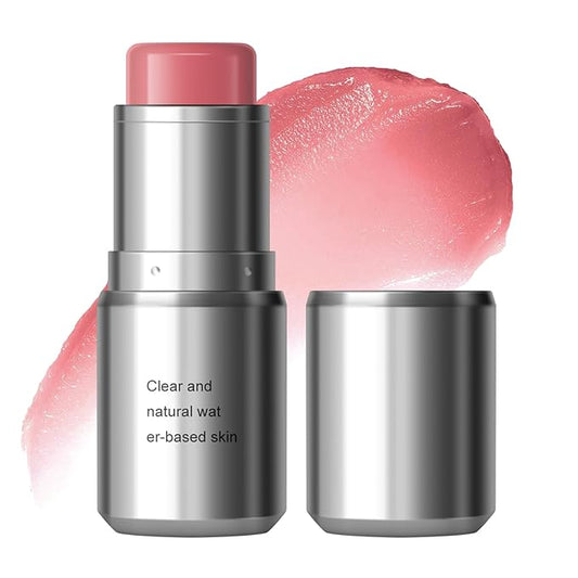 KYDA Pink Blush Stick, Natural Glow Face Blusher, Dewy Glow Finish, Radiance Balm for Glass Skin, Lightweight Creamy Multiuse Makeup Stick, Buildable Watercolor Blush Balm, Moisturizing