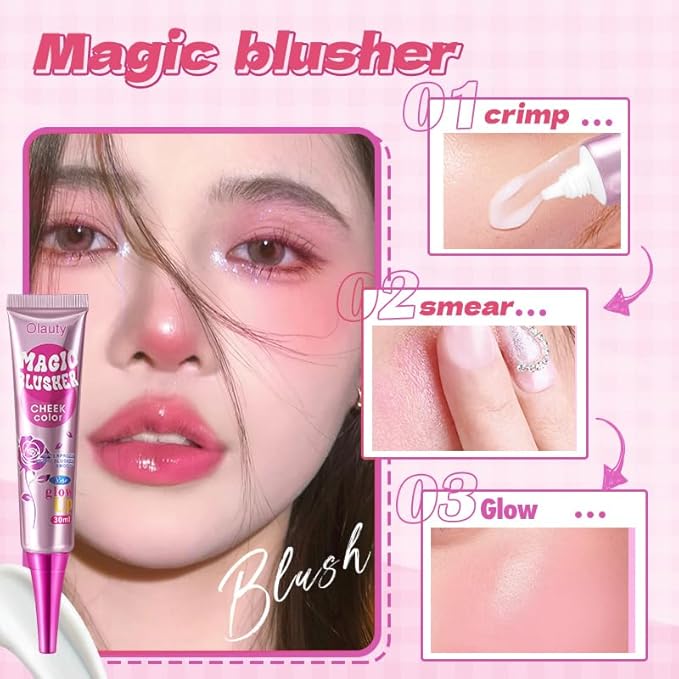 Magic Color Change Liquid Blush, Reacts to Your pH for a Unique Flattering Flush