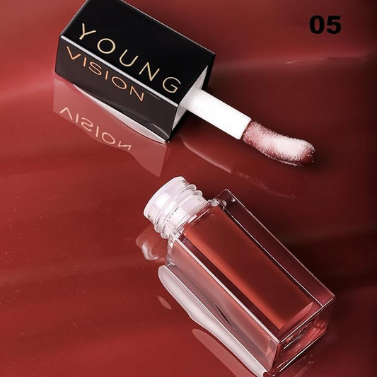 YOUNG VISION Lip Glow Oil, Lip Gloss with Jojoba Seed Oil, Moisturing and Plumping,0.20 fl oz(Pack of 1)