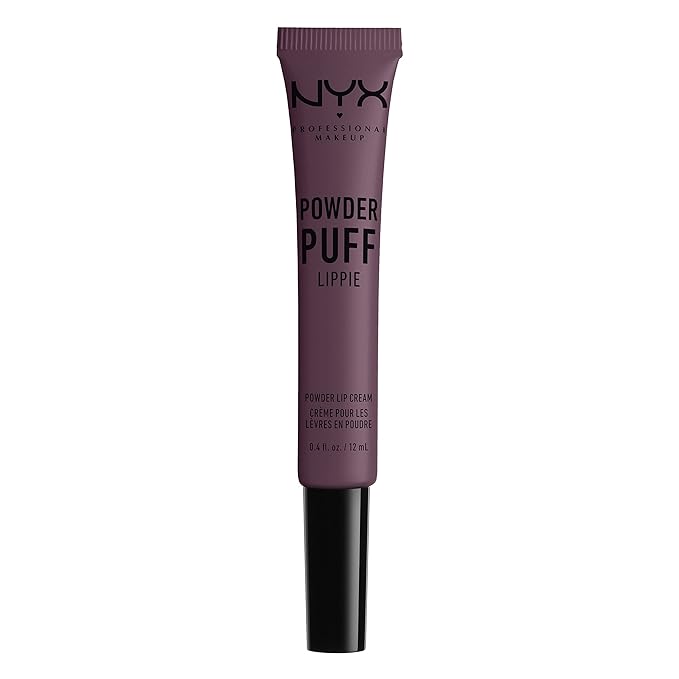NYX PROFESSIONAL MAKEUP Powder Puff Lippie Lip Cream, Liquid Lipstick - Detention (Deep Plum)