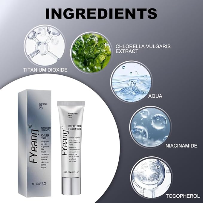 Face Tightener No-Filter Primer, Skin Tightener Primer Face Makeup, Moisturising Pre-makeup Barrier Cream, Face Blurring Primer for Face Before Makeup