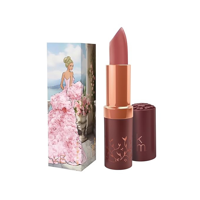 Karen Murrell - Natural Lip Stick - Lipstick 23 Blushing Rose - Deep Nude Lipstick - Matte Finish, 100% Natural Ingredients, Moisturizes & Hydrates Lips - Paraben & Cruelty Free