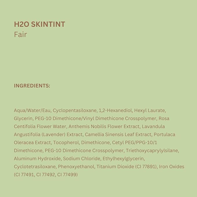 Pixi Beauty H2O SkinTint Tinted Face Gel, 1.2 fl oz / 35 ml, Fair